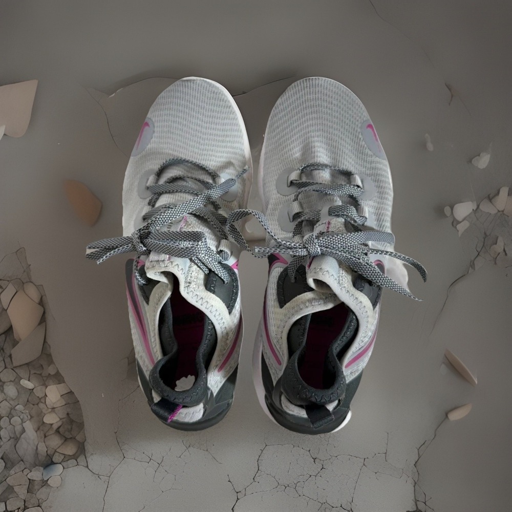Nike Flex Experience Run 10 Womens Running Shoes Grey Pink CI9964-005